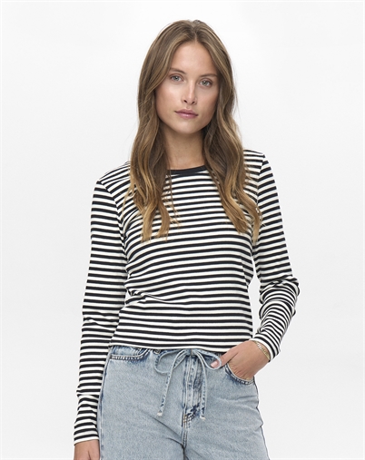  Nümph - NUMelany Langærmet Bluse - Caviar